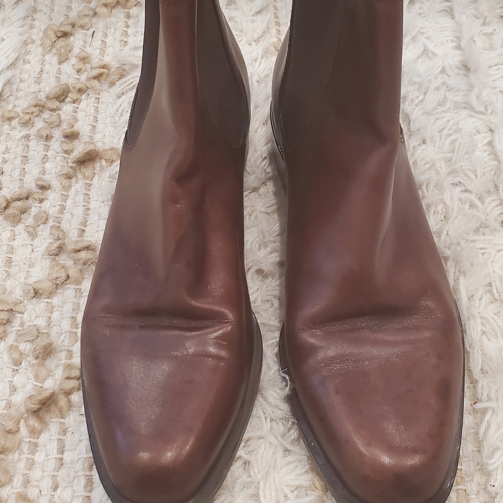 Bally genuine leather booties size 38